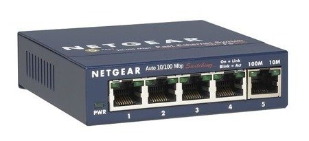 Przełączników niezarządzalny Fast Ethernet NETGEAR ProSAFE® FS105