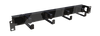 Organizer kablowy 1U z rzepami - z wgłębieniem 40mm