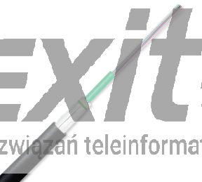 Zewnętrzno/wewnętrzny Multimodowy Kabel światłowodowy z centralna tubą 1x4 G50 MMF ClearCurve® OM4 CT 3.0