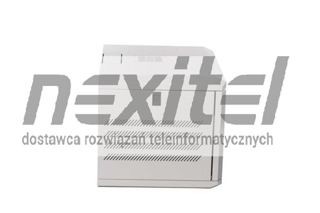 Szara szafa rack wisząca rack 19" 6UX600X400 IP30 ŚCIANY BOCZNE OTWIERANE DRZWI PEŁNE RAL 7035 SZARY