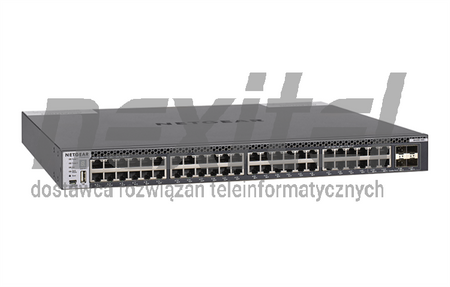 Zarządzalny przełącznik NETGEAR M4300-48X Stackable z 48 złączami 10GBASE-T