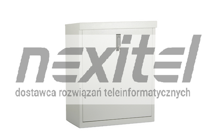 Szafa hermetyczna IP55 zewnętrzna na maszt 5U RACK 19" SHM-750/595/322 