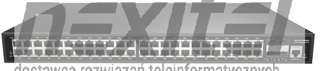 Zarządzalny komercyjny przełącznik Ethernet L2+ 48x 3C-S0448GM