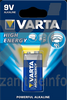 BATERIA VARTA HIGH ENERGY 9V