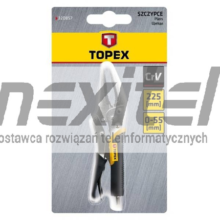 Szczypce zaciskowe wydłużone 225 mm TOPEX 32D857