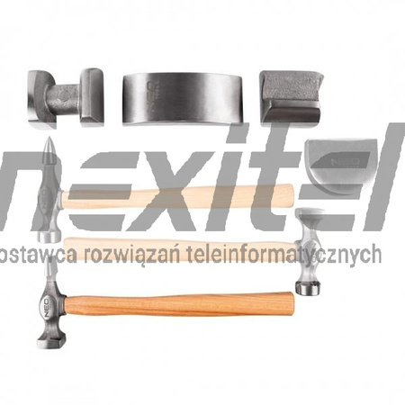 Zestaw młotków blacharskich, zestaw 7 szt. NEO TOOLS 11-640