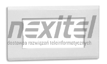 RAMKA 4-MOD Z SUPPORTEM PLASTIKOWYM