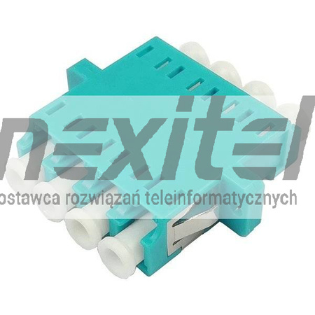 Adapter światłowodowy LC/PC MM quad OM3