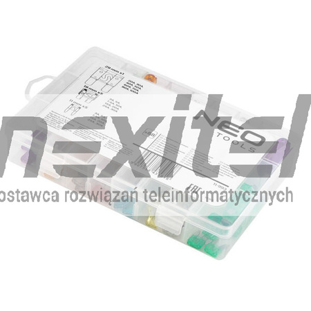 Zestaw bezpieczników samochodowych, NEO TOOLS 11-993