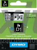 TAŚMA DYMO CZARNO-BIAŁA 6MM/7M