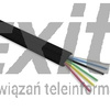 PRZEWÓD TELEFONICZNY 6-ŻYŁOWY PŁASKI 100mb (CZARNY)