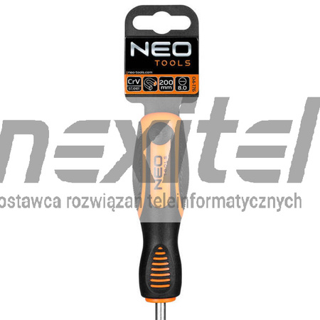 Wkrętak płaski 8 x 200 mm NEO TOOLS  04-176