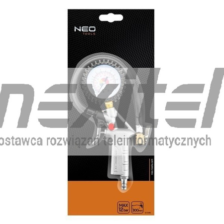 Pistolet do pompowania z manometrem o 63 mm NEO TOOLS 12-546