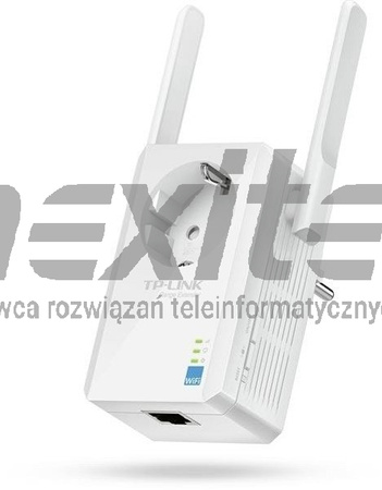 Wzmacniacz sygnału bezprzewodowego z gniazdkiem elektrycznym TL-WA860RE