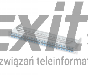 Skonektoryzowany Panel krosowy 19“ FutureCom™ HD 1U, 48 portowy