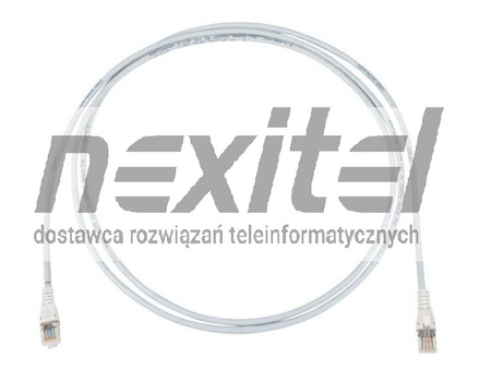 R&M PATCHCORD CAT.5E UUTP NIEEKRANOWANY RJ45/s-RJ45/s 3 mb JASNOSZARY