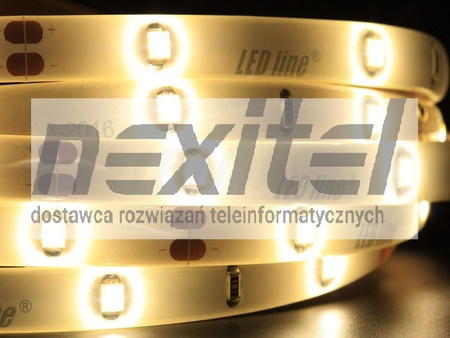 Taśma LED line 150 SMD 3528 biała ciepła 2865-3025K w powłoce silikonowej IP65