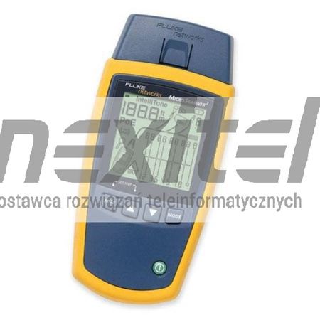 Zaawansowany tester, przeznaczony do zaawansowanej weryfikacji poprawności okablowania strukturalnego Fluke Networks MicroScanner2 Pro