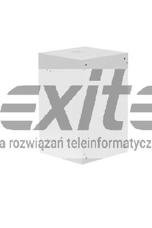 Szara szafa rack wisząca 10" 9UX310X300 IP30 SZARA DRZWI Z SZYBĄ