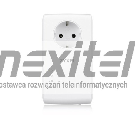 ZyXEL PLA5456 Adapter Powerline AV2000 HomePlug AV2 z gniazdkiem i 2 portami gigabitowymi