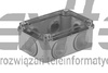 SKRZYNKA INSTALACYJNA 120x80x50 PRZEŹROCZYSTA S-BOX 206P