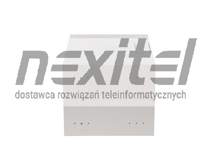 Szara szafa wisząca rack 19" SIMPLE 6UX555X400 IP30 ŚCIANY BOCZNE PEŁNE DRZWI Z SZYBĄ SZARA