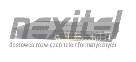 Przełączniki NETRGEAR M4300-28G-PoE+ Stackable z zarządzaniem 24x1G PoE+ z 2x10GBASE-T oraz 2xSFP+ (1000W)