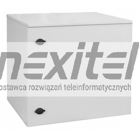 Szafa hermetyczna IP65 z zamkiem SM-50/55/41 19" 9U RAL7035