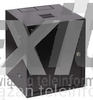 Czarna szafa rack wisząca 10" 9UX310X300 IP30 DRZWI PEŁNE RAL 9005 CZARNA