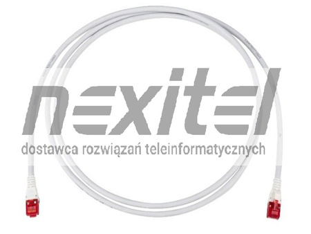 R&M Patch Cord Kat. 6A, U/UTP, 4P, LSZH, szary, RJ45/u-RJ45/u, 5,0 m