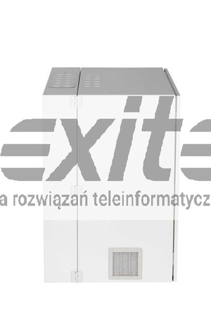 Szara szafa wisząca rack 19" DWUDZIELNA 9U 600X400 IP54 ŚCIANY BOCZNE PEŁNE DRZWI Z SZYBĄ ZEWNĘTRZNA RAL 7035 SZARA