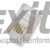 WTYK TELEFONICZNY 4PIN 4P4C WĄSKI 100szt.