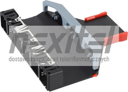 R&M Netscale 48 kaseta Cu 6x RJ45 FTP pusta specjalna czarna