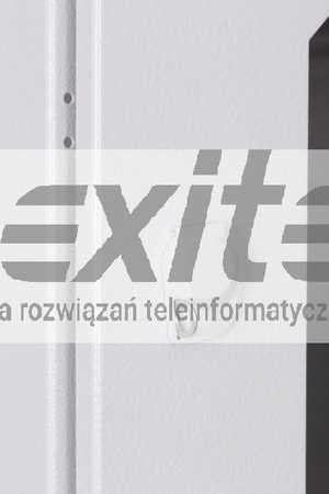 Szara szafa wisząca rack 19" 12UX600X400 MM IP54 ŚCIANY BOCZNE PEŁNE DRZWI Z SZYBĄ ZEWNĘTRZNA