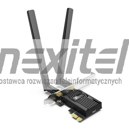 Karta sieciowa PCI Express, Wi-Fi 6, Bluetooth 5.2, AX3000 Archer TX55E