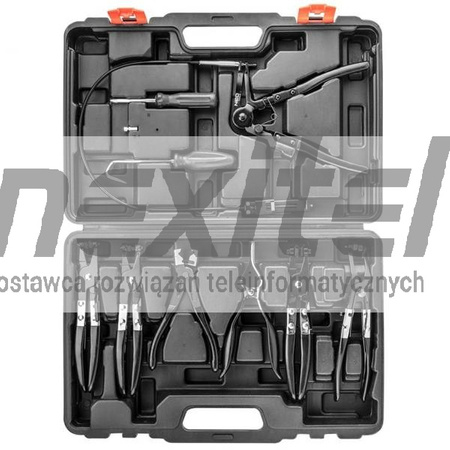 Szczypce do opasek zaciskowych, zestaw 9 szt. NEO TOOLS11-228