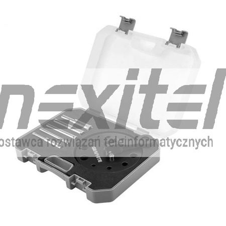 Wiertła diamentowe 5-12 mm z prowadnicą, 6 szt. GRAPHITE 55H541