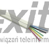 PRZEWÓD TELEFONICZNY 6-ŻYŁOWY PŁASKI 100mb (biały)