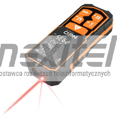 Dalmierz laserowy. zasięg 60 m, Neo Tools 75-206