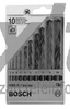 WIERTŁA DO METALU 1-10 (10szt) BOSCH