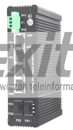 Przemysłowy niezarządzalny przełącznik Ethernet 3CI-PSE0204PG