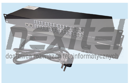 MULTIPLEKSER 30 ANALOGOWYCH LINI TELEFONICZNYCH 3C-Link FXS/FXO NA INTERFEJS ŚWIATŁOWODOWY SC/PC 20KM SM 3C-FMO-30FXS-D20 3C-FMO-30FXO-D20