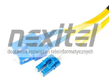 Patchcord światłowodowy jednomodowy LC/SC 9/125 DUPLEX 100m