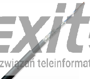 CZARNY ZEWNĘTRZNY KABEL EKRANOWANY FutureCom ™ KAT 7A S / FTP 1200/22 A-XR z barierą dyfuzyjną, 1000 m