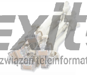 Wyjątkowo krótkie przewody połączeniowe FutureCom ™, FRNC, złącze RJ45 - RJ45 Szary, 0,3 m