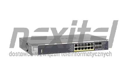 Przełącznik zarządzalny NETGEAR M4100-D12G-POE+