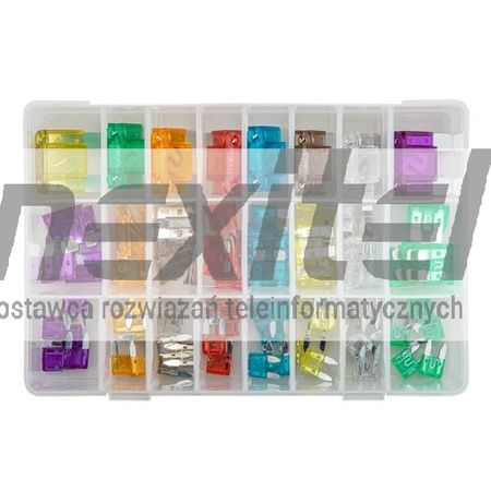 Zestaw bezpieczników samochodowych, NEO TOOLS 11-993