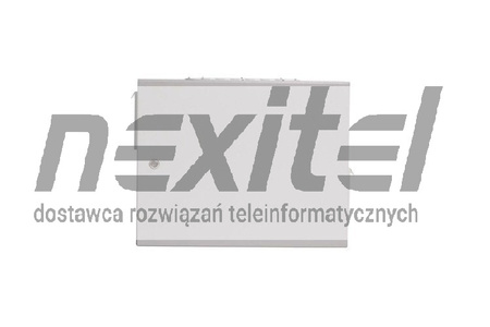 Szara szafa wisząca rack 19" 9UX600X600 IP54 ŚCIANY BOCZNE PEŁNE DRZWI PEŁNE WEWNĘTRZNA RAL 7035 SZARY