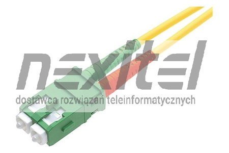 R&M PACHCORD KROSOWY DUPLEX SC-RJ APC GRADE C / SC-RJ APC GRADE C JEDNOMODOWY OS2 G657A2 F8 (2.7x5.6) POWŁOKA (FRLSZH) 1M