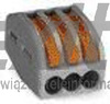 WAGO SZYBKOZŁĄCZKA 3x0,08-4mm2 LINKA/DRUT UNIW. (222-413)